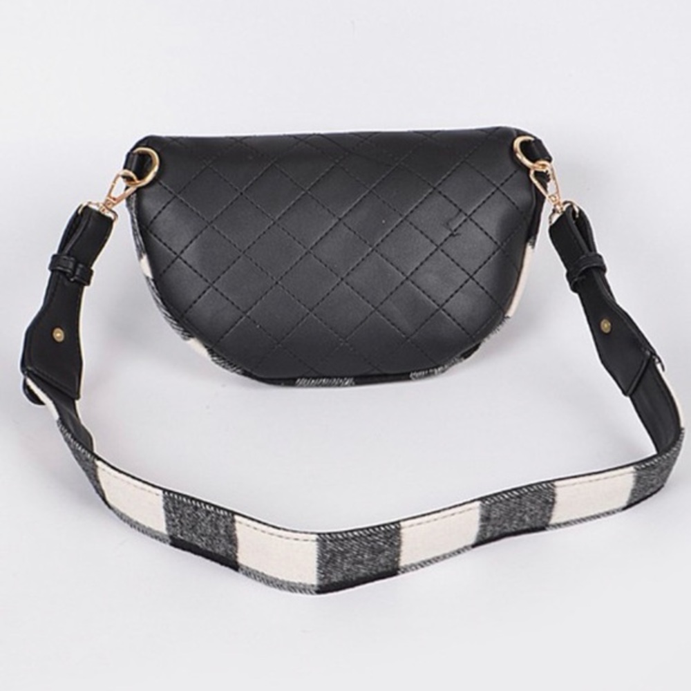 Flannel print fanny pack - Picture 2 of 3